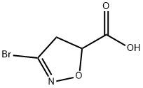 3-broMo-4,5-dihydroisoxazole-5-carboxylic acid 구조식 이미지
