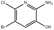 2-AMino-5-broMo-6-chloropyridin-3-ol 구조식 이미지