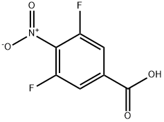 3,5-difluoro-4-nitrobenzoic acid Structure