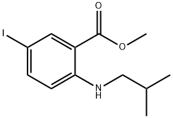 Methyl 5-iodo-2-(isobutylaMino)benzoate 구조식 이미지