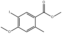 메틸5-요오도-4-메톡시-2-메틸벤조에이트 구조식 이미지