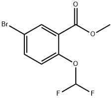 Methyl 5-broMo-2-(difluoroMethoxy)benzoate 구조식 이미지