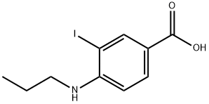 3-Iodo-4-(propylaMino)benzoic acid 구조식 이미지
