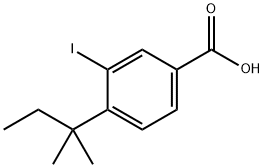 3-Iodo-4-(tert-pentyl)benzoic acid Structure