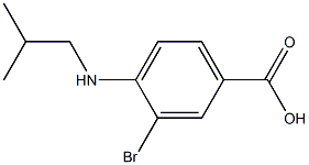 3-BroMo-4-(isobutylaMino)benzoic acid Structure