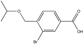 3-BroMo-4-(isopropoxyMethyl)benzoic acid Structure