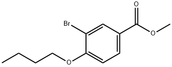 Methyl 3-broMo-4-butoxybenzoate 구조식 이미지