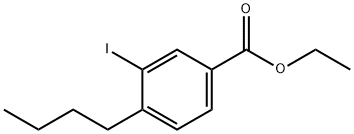 Ethyl 4-butyl-3-iodobenzoate Structure