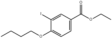 Ethyl 4-butoxy-3-iodobenzoate Structure