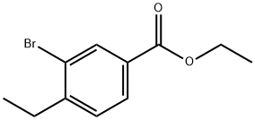 Ethyl 3-broMo-4-ethylbenzoate Structure