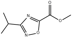 Methyl 3-isopropyl-1,2,4-oxadiazole-5-carboxylate Structure