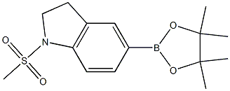 1-(Methylsulfonyl)-5-(4,4,5,5-tetraMethyl-1,3,2-dioxaborolan-2-yl)indoline Structure