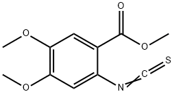 Benzoic acid, 2-isothiocyanato-4,5-diMethoxy-, Methyl ester Structure