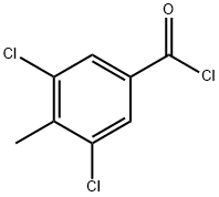 3,5-Dichloro-4-Methylbenzoyl chloride 구조식 이미지