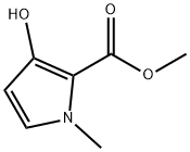 1H-Pyrrole-2-carboxylic acid, 3-hydroxy-1-Methyl-, Methyl ester Structure