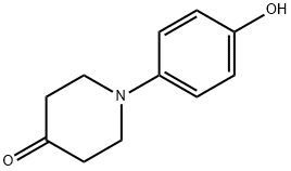 1-(4-hydroxyphenyl)piperidin-4-one 구조식 이미지