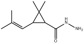 2,2-디메틸-3-(2-메틸-1-프로페닐)시클로프로판카르보히드라지드 구조식 이미지