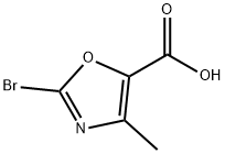 2-BroMo-4-Methyloxazole-5-carboxylic acid Structure