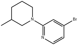 4-Bromo-2-(3-methylpiperidin-1-yl)pyridine Structure