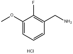 (2-fluoro-3-methoxyphenyl)methanamine hydrochloride Structure