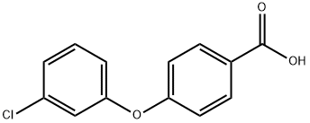 4-(3-chlorophenoxy)benzoic acid Structure