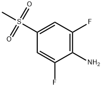 2,6-Difluoro-4-(Methylsulfonyl)aniline Structure