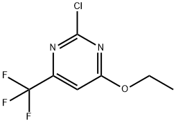 2-Chloro-4-ethoxy-6-(trifluoroMethyl)pyriMidine 구조식 이미지