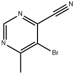 5-broMo-4-cyano-6-MethylpyriMidine 구조식 이미지