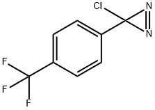 3-클로로-3-[4-(트리플루오로메틸)페닐]-3H-디아지린 구조식 이미지