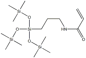 3-ACRYLAMIDOPROPYLTRIS(TRIMETHYLSILOXY)SILANE, tech-95 Structure