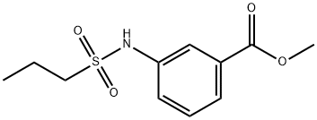 Methyl 3-(propane-1-sulfonaMido)benzoate Structure