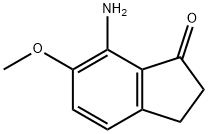 7-AMino-6-Methoxy-2,3-dihydro-1H-inden-1-one 구조식 이미지