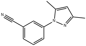 3-(3,5-DiMethylpyrazol-1-yl)benzonitrile Structure