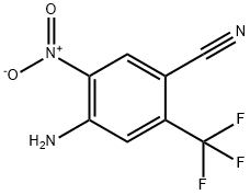 4-AMino-5-nitro-2-(trifluoroMethyl)benzonitrile Structure