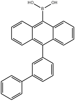 (10-([1,1'-biphenyl]-3-yl)anthracen-9-yl)boronic acid Structure