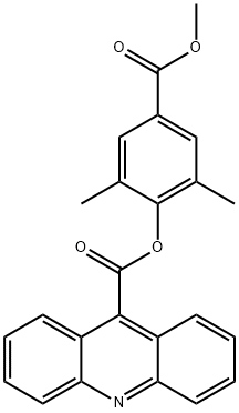 2,6-DiMethyl-4-(Methoxycarbonyl)phenyl Acridine-9-carboxylate Structure