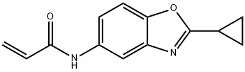 N-(2-Cyclopropylbenzo[d]oxazol-5-yl)acrylaMide 구조식 이미지