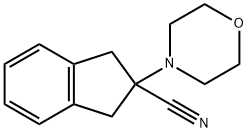 2-Morpholino-2,3-dihydro-1H-indene-2-carbonitrile Structure