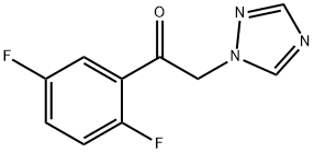Ethanone, 1-(2,5-difluorophenyl)-2-(1H-1,2,4-triazol-1-yl)- 1-(2,5-Difluorophenyl)-2-(1H-1,2,4-triazol-1-yl)ethanone,1-(2,5-difluorophenyl)-2-(1H-1,2,4-triazol-1-yl)ethanone Structure