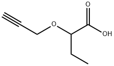 2-(prop-2-ynyloxy)butanoic acid Structure