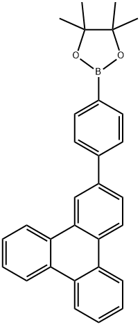 4,4,5,5-tetramethyl-2-(4-(triphenylen-2-yl)phenyl) -1,3,2-dioxaborolane 구조식 이미지