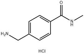 4-(AMinoMethyl)-N-MethylbenzaMide HCl Structure