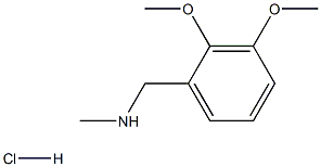 1-(2,3-DiMethoxyphenyl)-N-MethylMethanaMine염산염 구조식 이미지