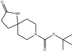 tert-butyl 2-oxo-1,8-diazaspiro[4.5]decane-8-carboxylate Structure
