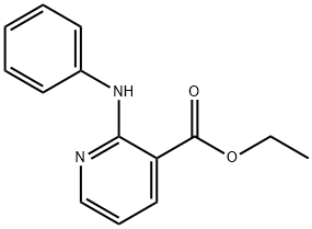 3-Pyridinecarboxylic acid, 2-(phenylaMino)-, ethyl ester Structure