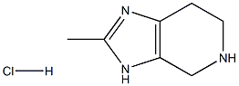 2-Methyl-4,5,6,7-tetrahydro-3H-iMidazo[4,5-c]pyridine hydrochloride Structure