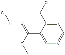 METHYL 4-CHLOROMETHYLNICOTINIC ACID HCL 구조식 이미지