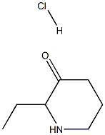 3-피페리디논,2-에틸-,염산염(1:1) 구조식 이미지