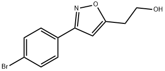 3-(4-Bromophenyl)-5-isoxazoleethanol Structure