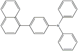 BenzenaMine, 4-(1-naphthalenyl)-N,N-diphenyl- Structure